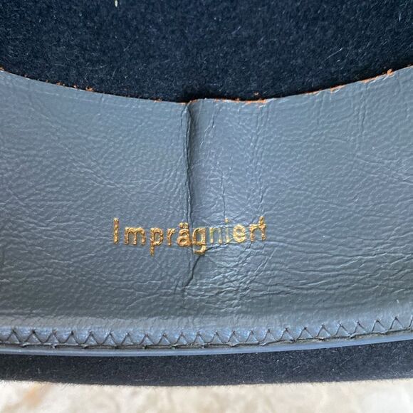 Vintage J. Wallnofer Baden Baden “Oxford” Waterproof Wool Fedora Hat - Picture 10 of 12